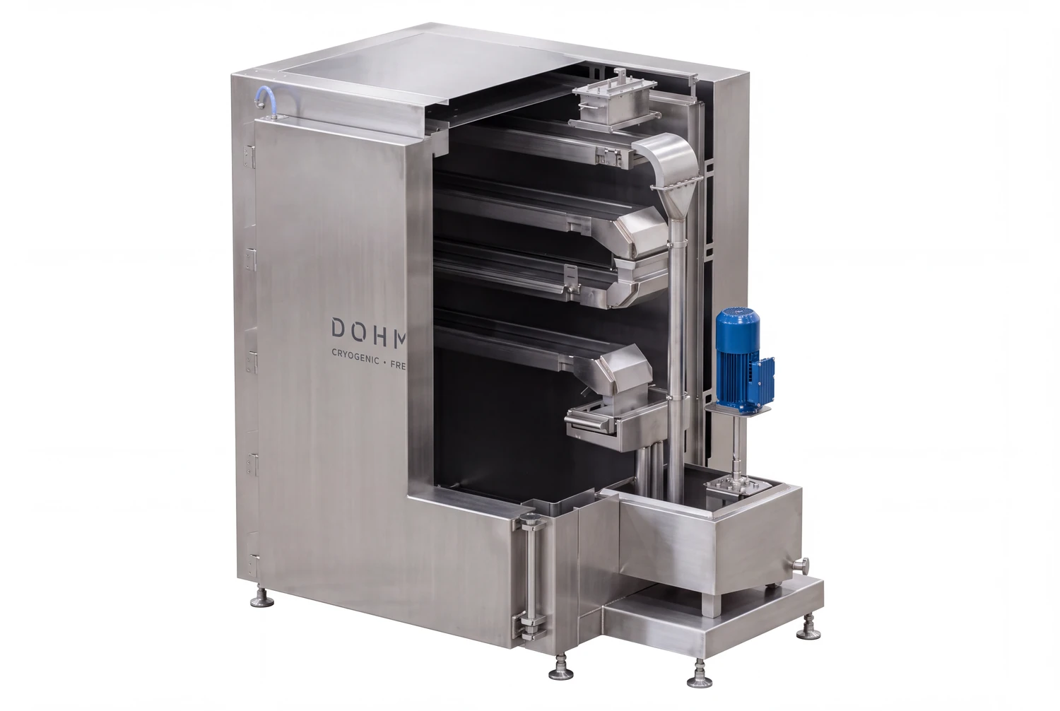 Dohmeyer Cryogenic Pelletizer built in cabinet