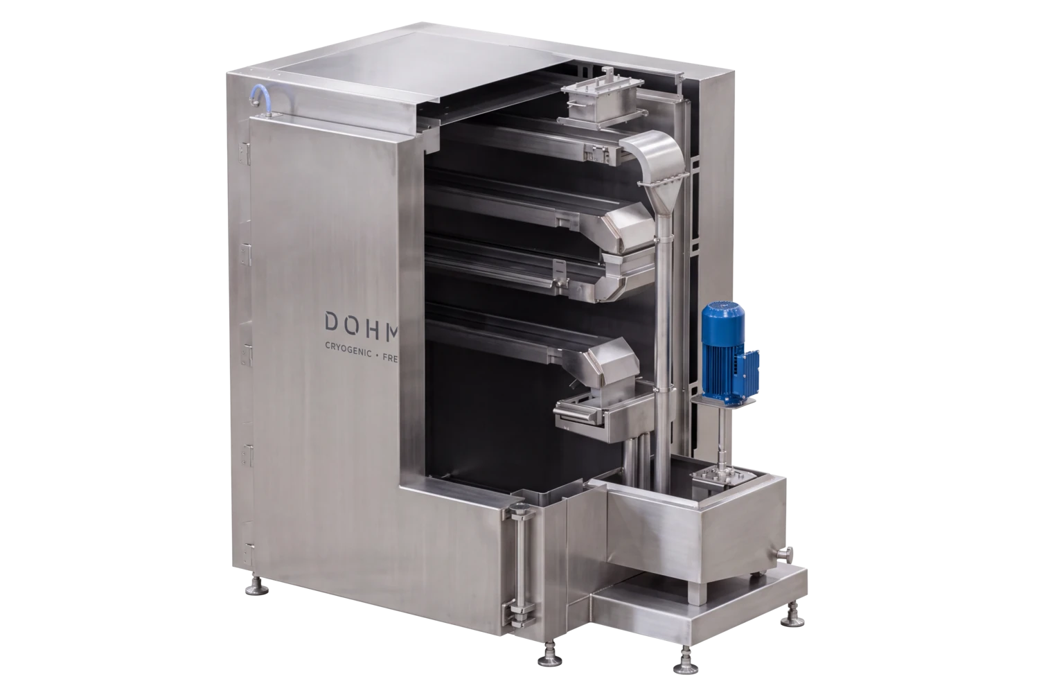 Dohmeyer Cryogenic Pelletizer built in cabinet