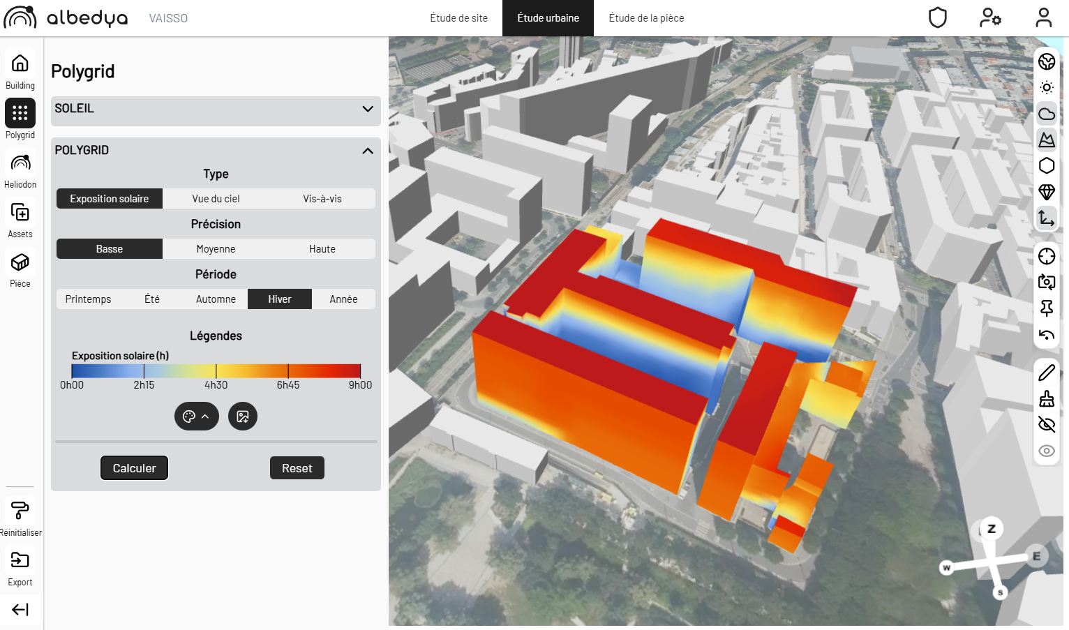Albedya - Exposition solaire