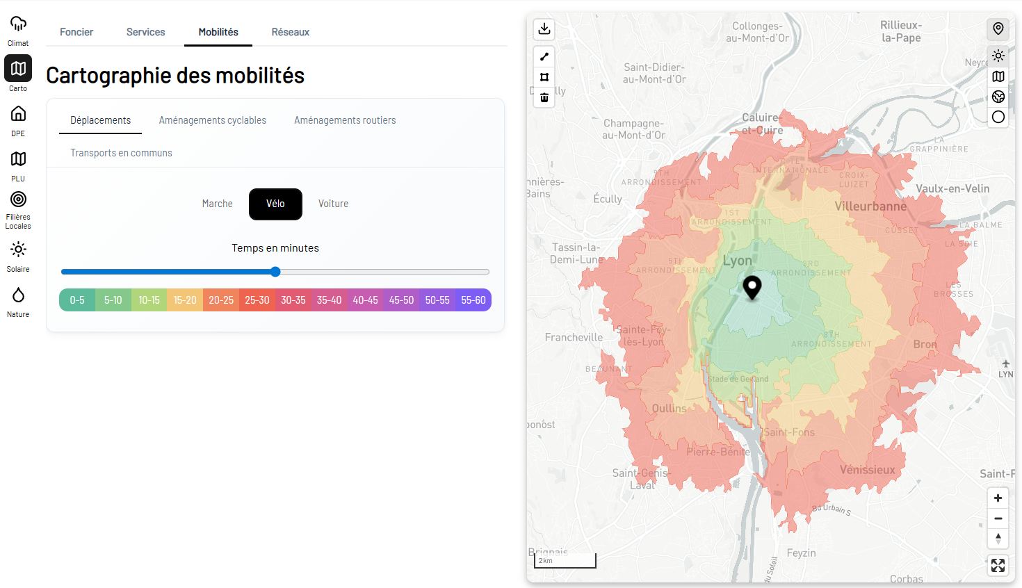 Albedya - Cartographie Réseaux