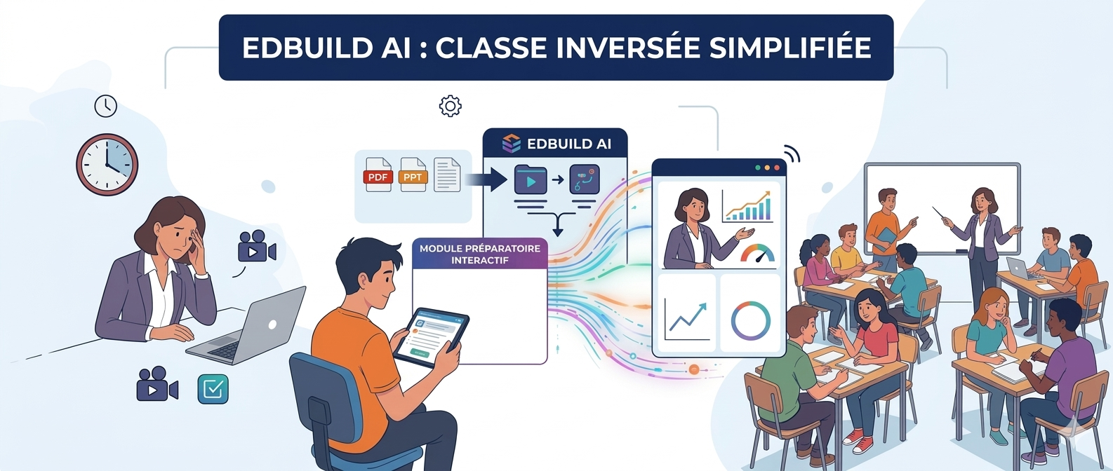 Mettre en place la pédagogie inversée avec des modules e-learning préparatoires