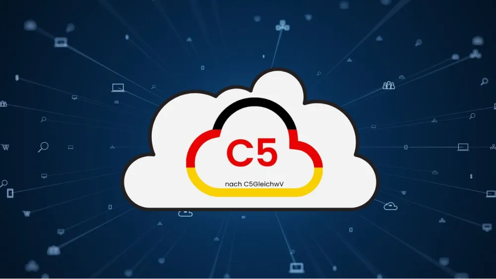 Darstellung einer Wolke mit dem C5 Symbol