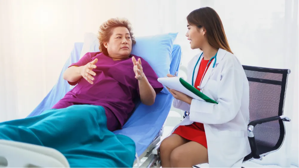 MFA mit Patientin