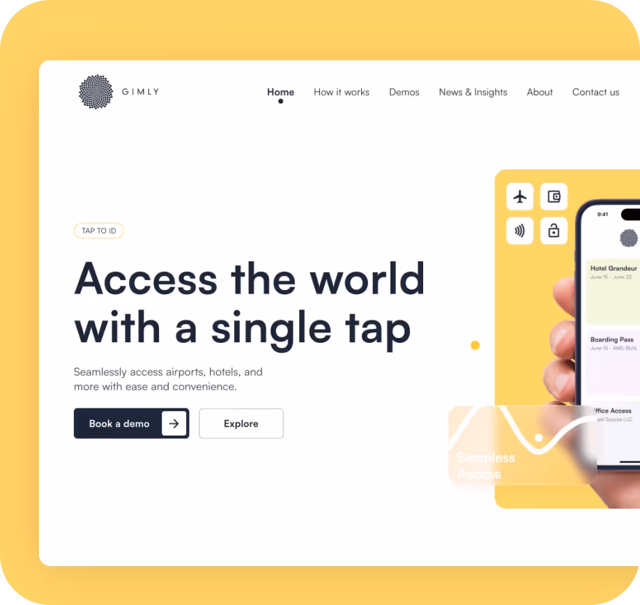 Webflow Showcase Gimly.io