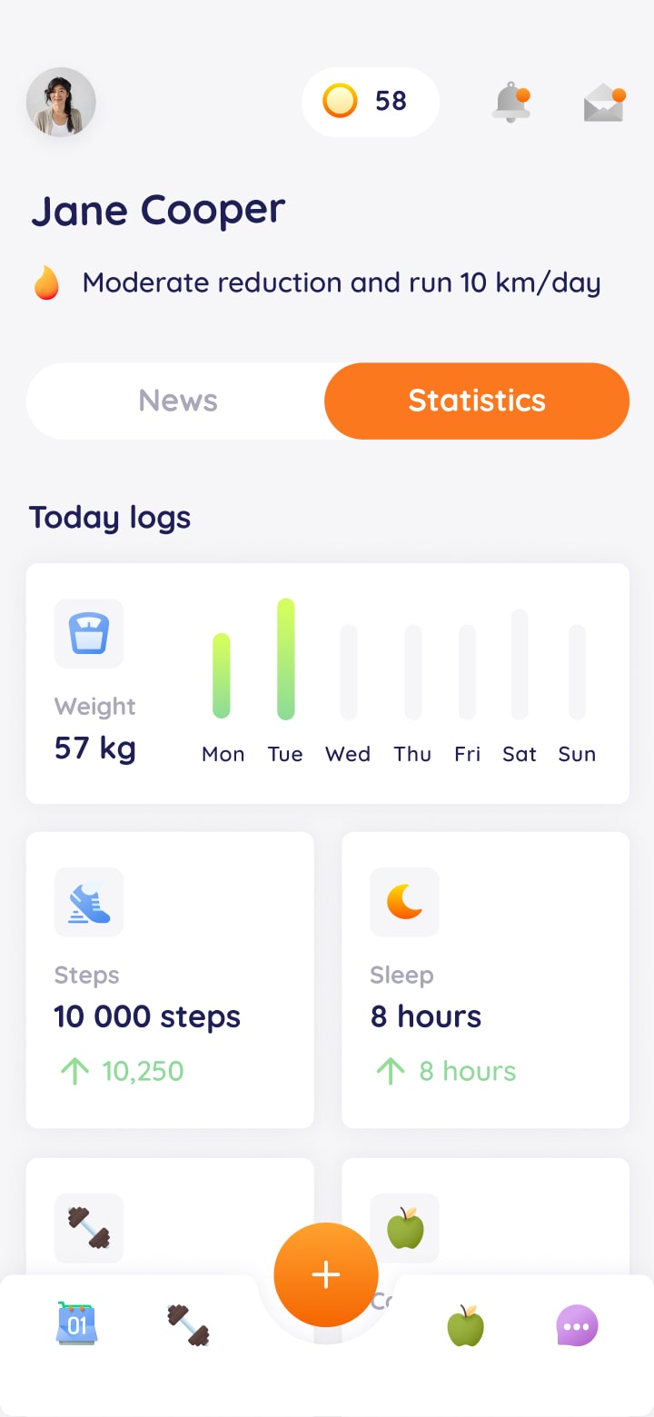 Entirebody mobile app screenshot 2