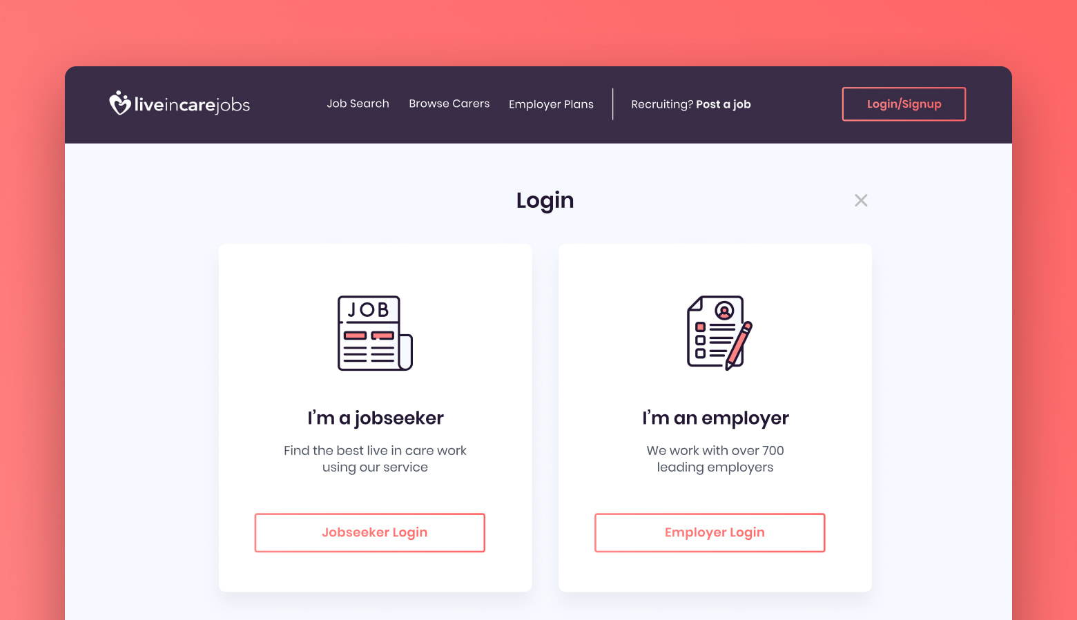 login - live in care jobs case