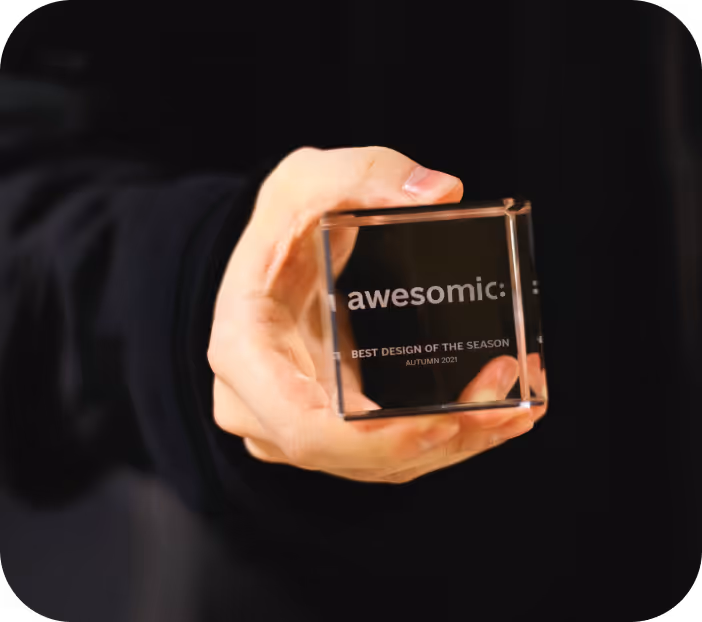 Design of the season trophy
