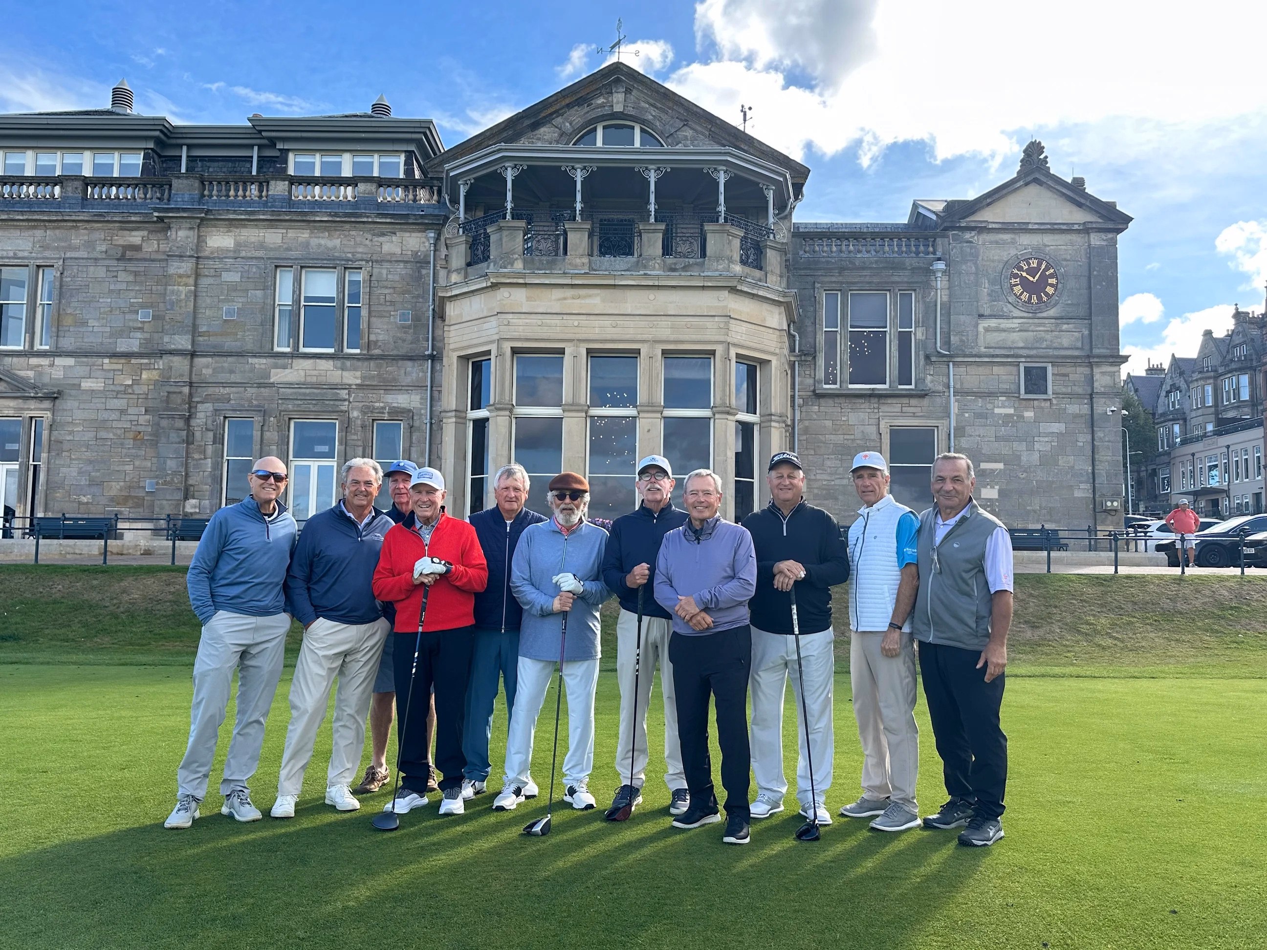 Hitting Wedge at St Andrews Old Course