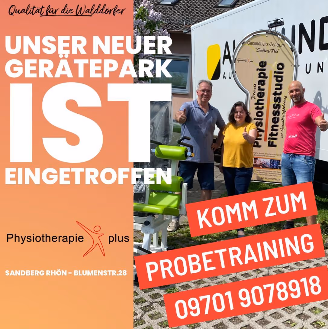 Jetzt durchstarten

Neuer Gerätepark ist eingetroffen