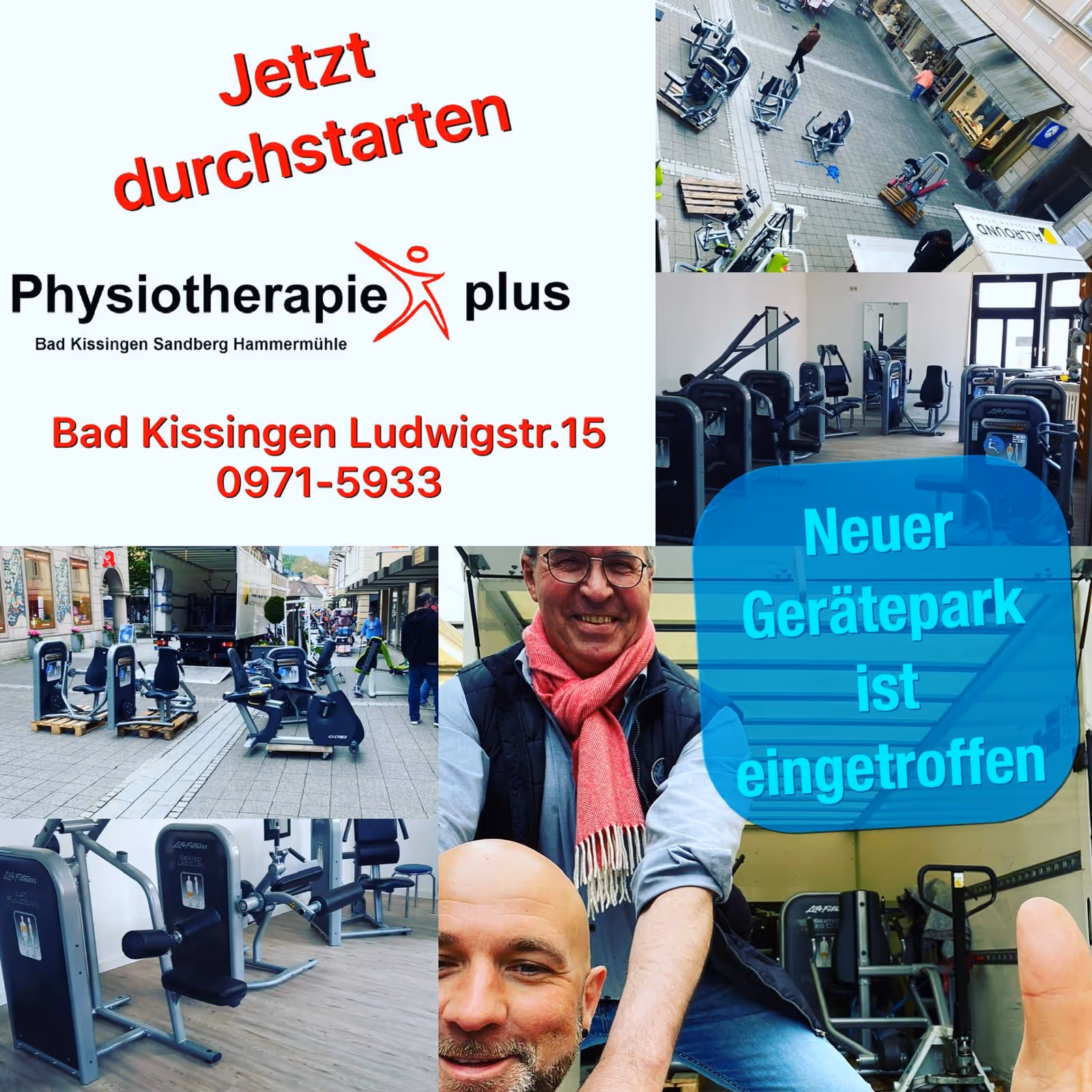 Jetzt durchstarten


Neuer Gerätepark ist eingetroffen
