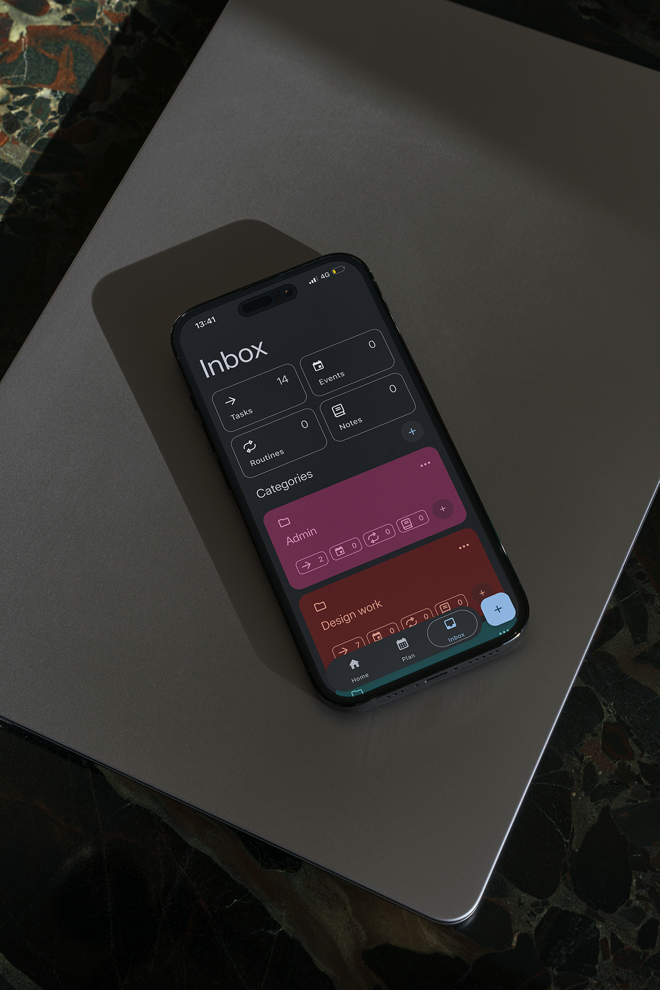 Screenshot of Via productivity app automatically scheduling tasks