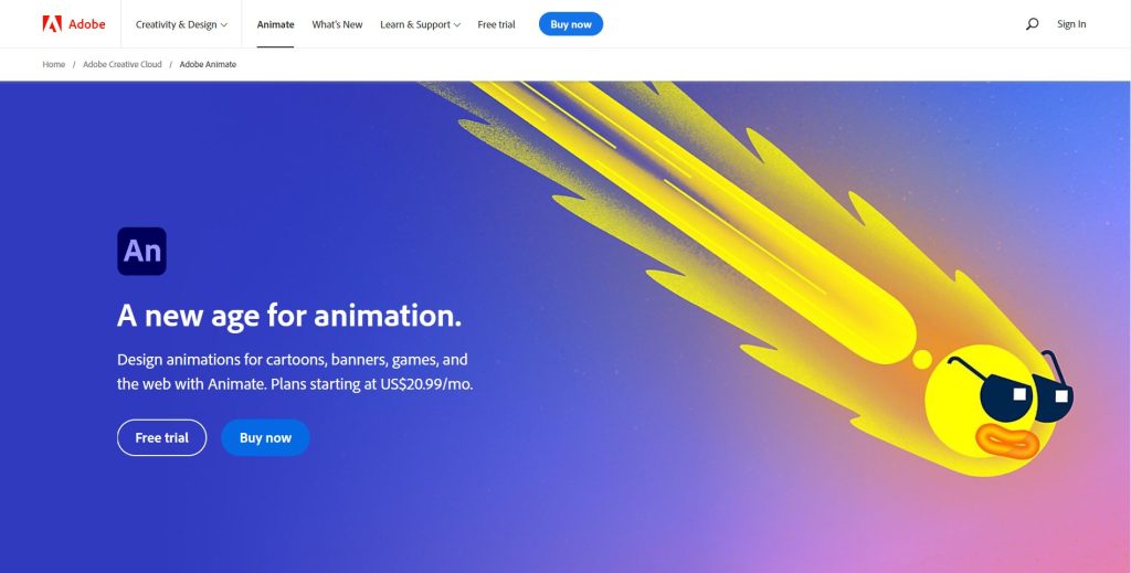 2d animation software list