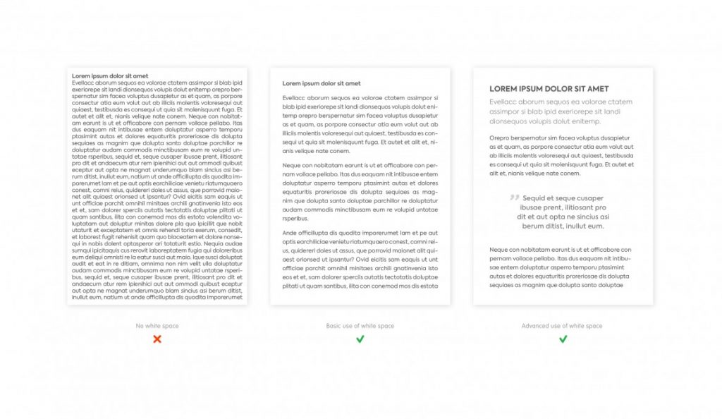 typography dos and don'ts
