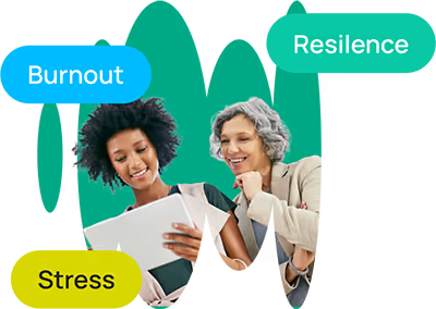 Team analytics for burnout, stress and resilience