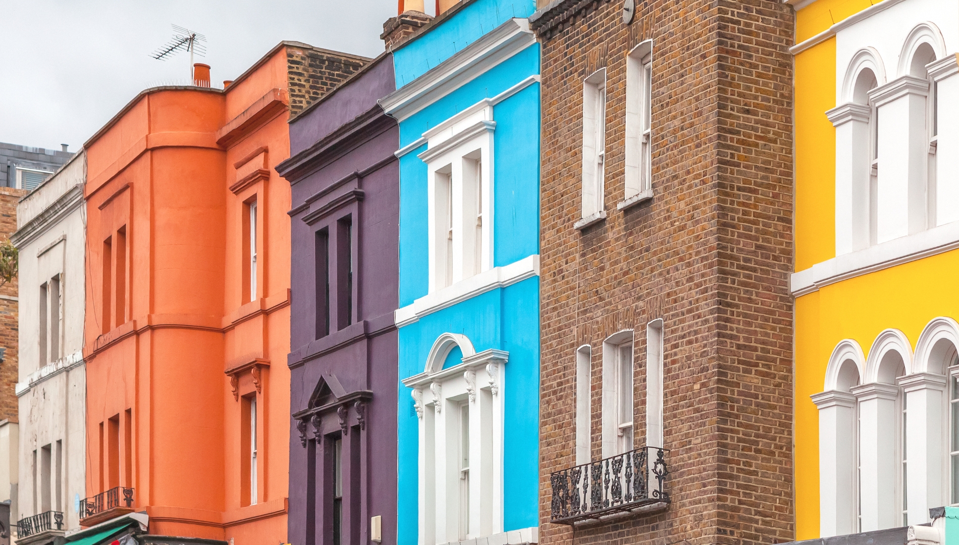 Row of terrace houses