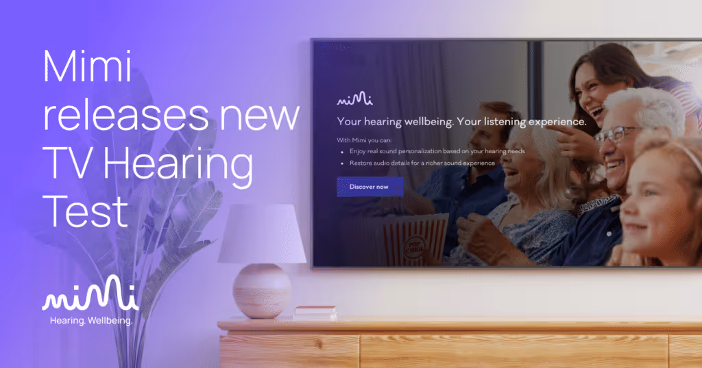 Mimi releases new TV Hearing Test App with new Group Mode
