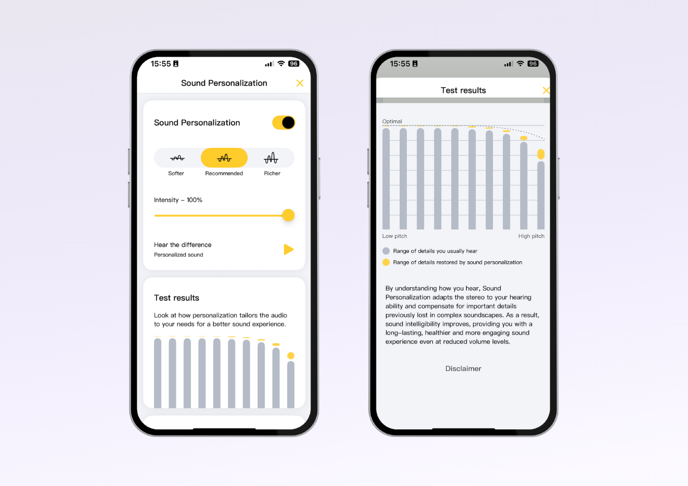 Baseus App with Mimi Sound Personalization