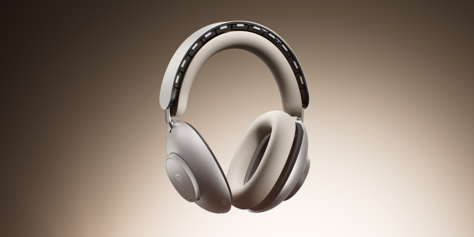 Loewe leo headphones beige