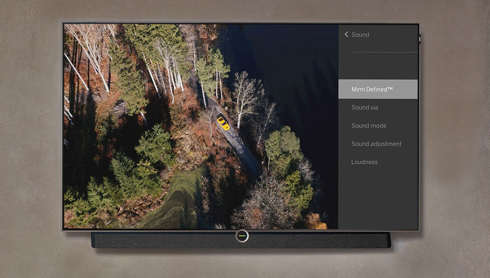  Loewe: The world's first television with sound personalization.