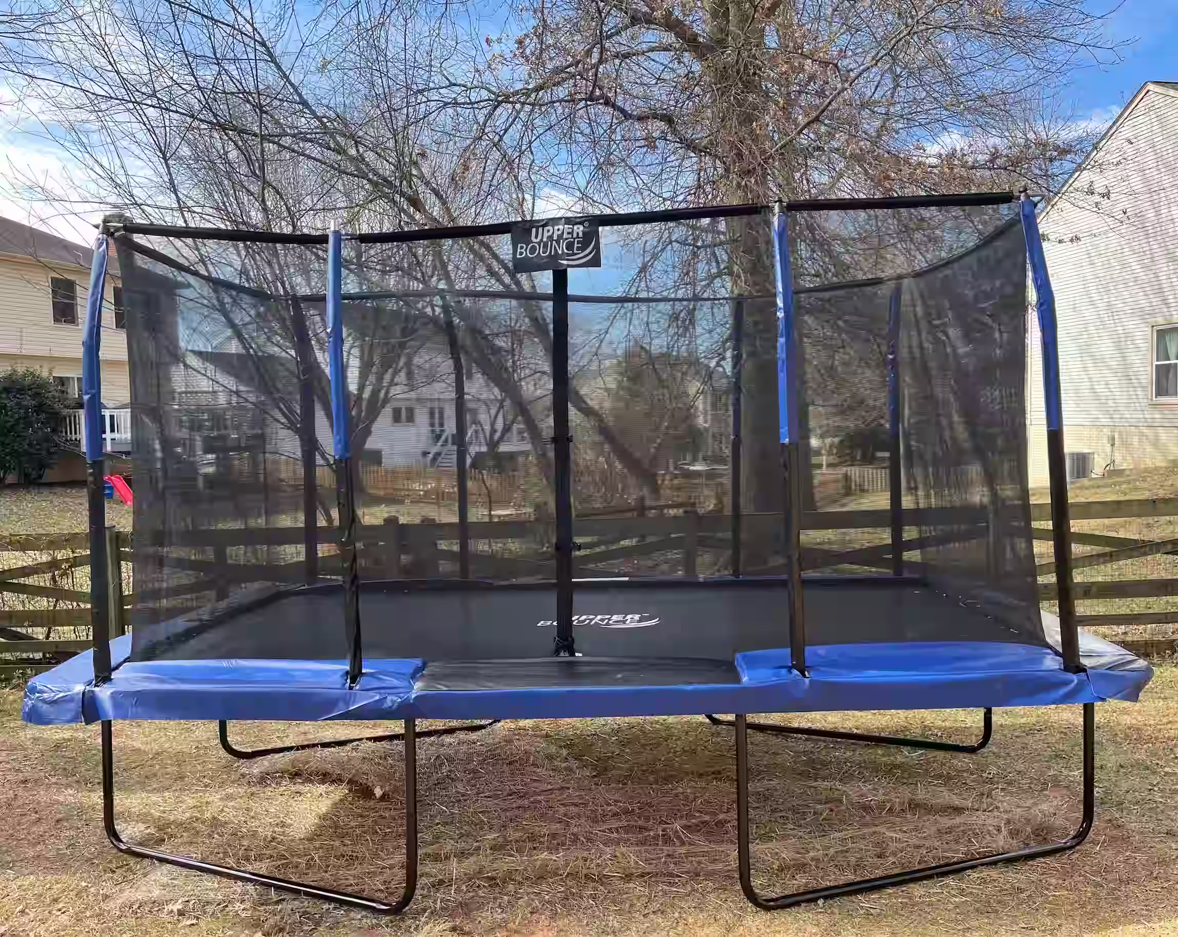 Professional trampoline setup