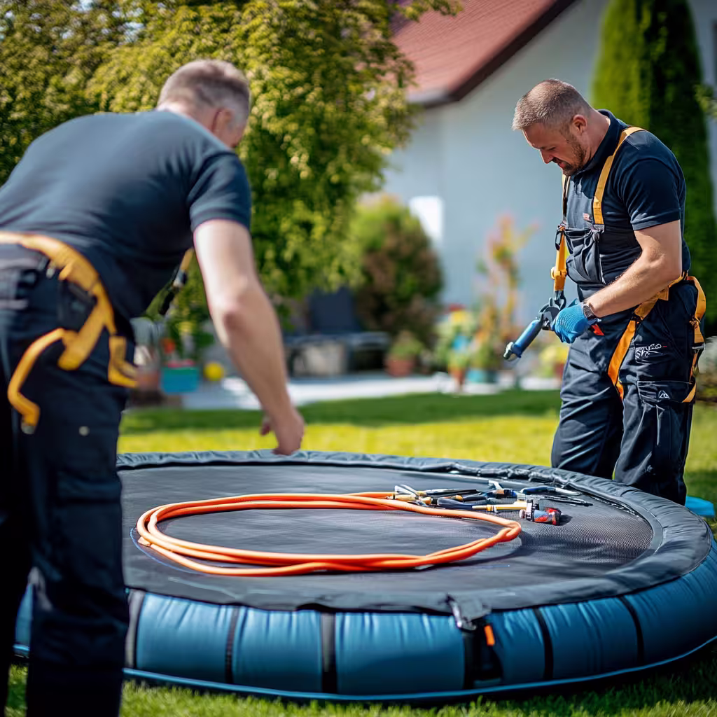 trampoline installation