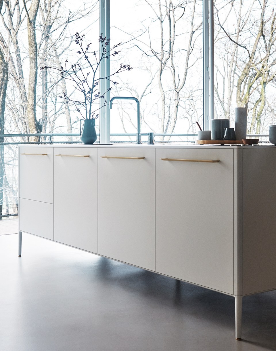 Cuisine Cesar collection Unit, colonnes toute hauteur