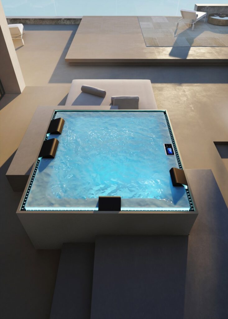 Mini-piscine et espace bien-être Zucchetti Kos