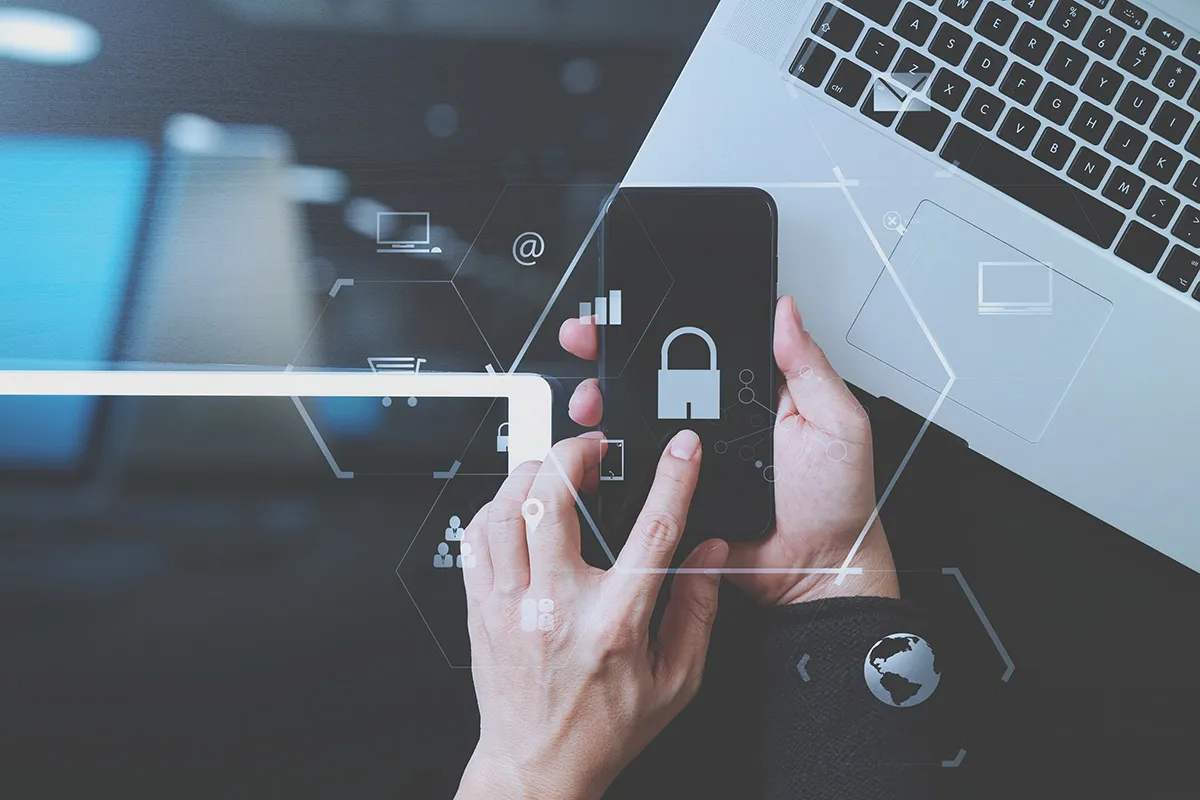 Advanced cybersecurity solutions by PRONKO, including antivirus, DNS and email security, and multi-factor authentication to protect sensitive business data


