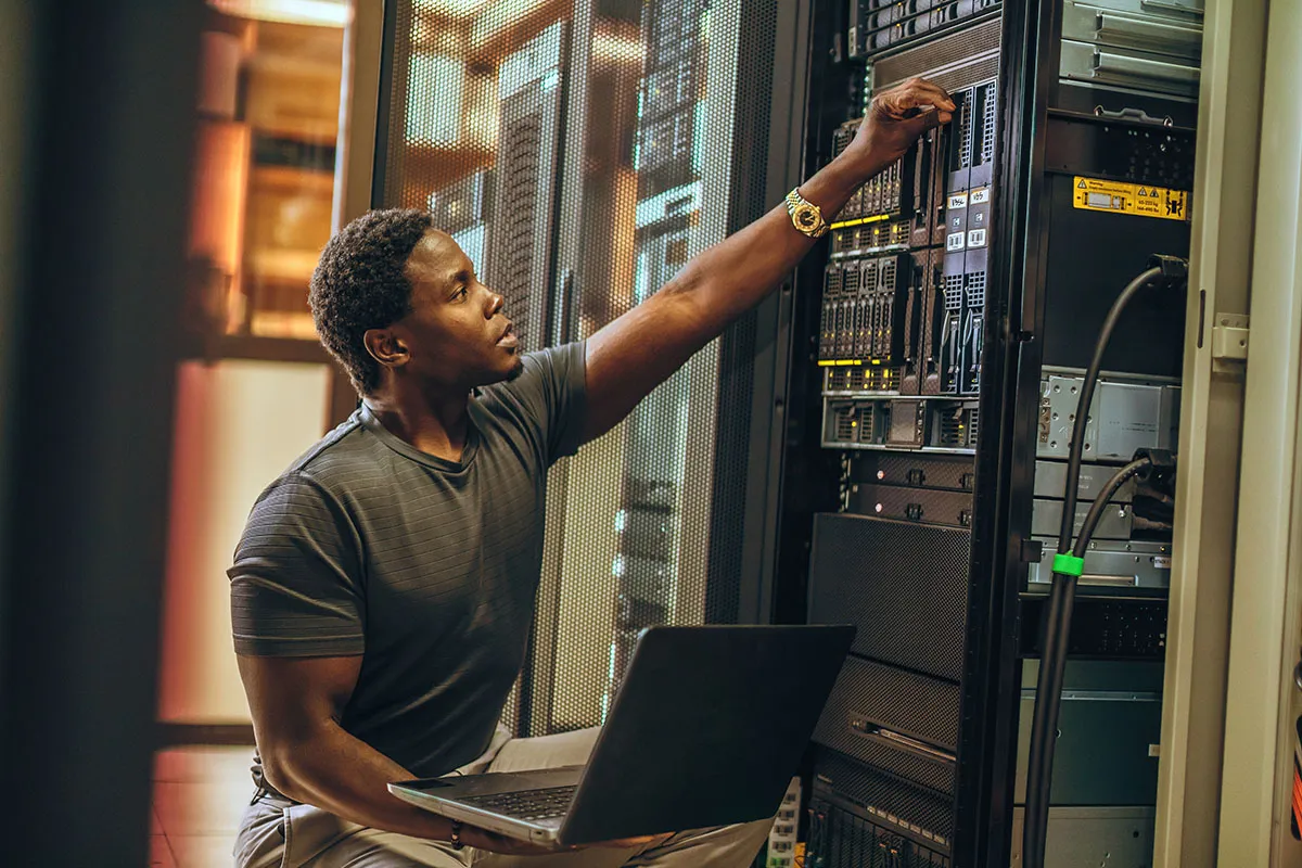 Remote infrastructure management with real-time server and network monitoring, firmware updates, and backup integrity checks by PRONKO