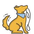 yellow dog graphic