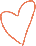 Hand illustrated heart icon