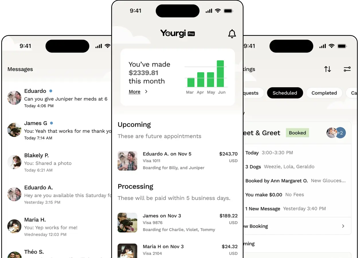 Screenshot of Yourgi App