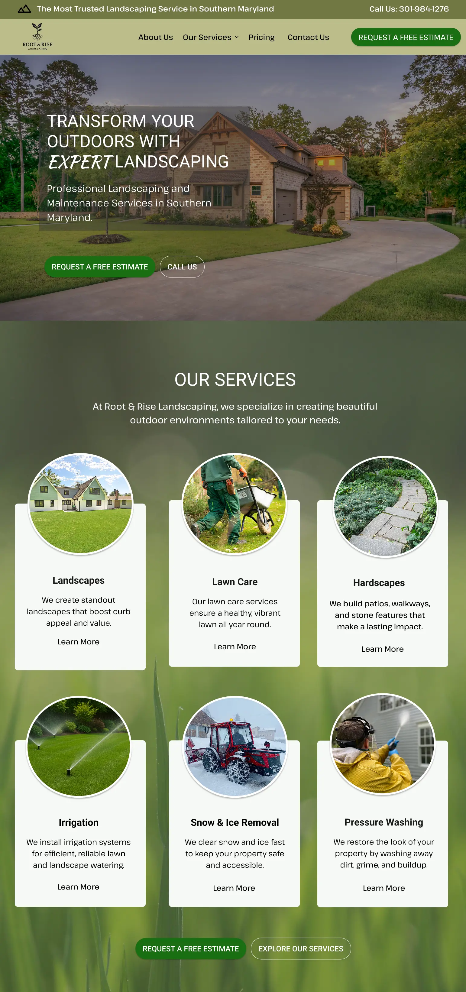 Landscape Design homepage