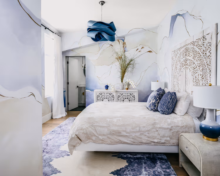 Interior Design: Noz Nozawa. Walls: Caroline Lizarraga. Photographer: Christopher Stark