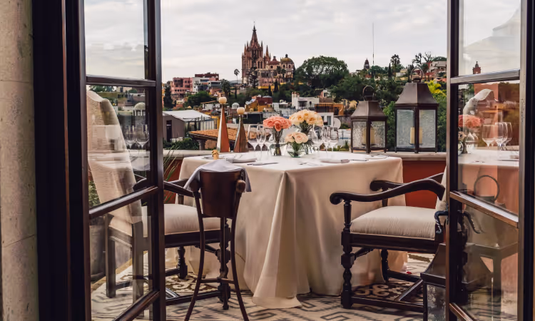 The Rosewood San Miguel de Allende provides some of the best panoramic views in the city.