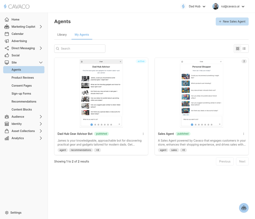 Site - Agents