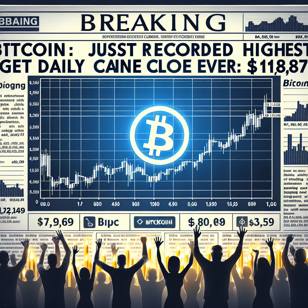 BREAKING: Bitcoin just recorded its highest daily candle close ever: $119, 879

New all-time high. 