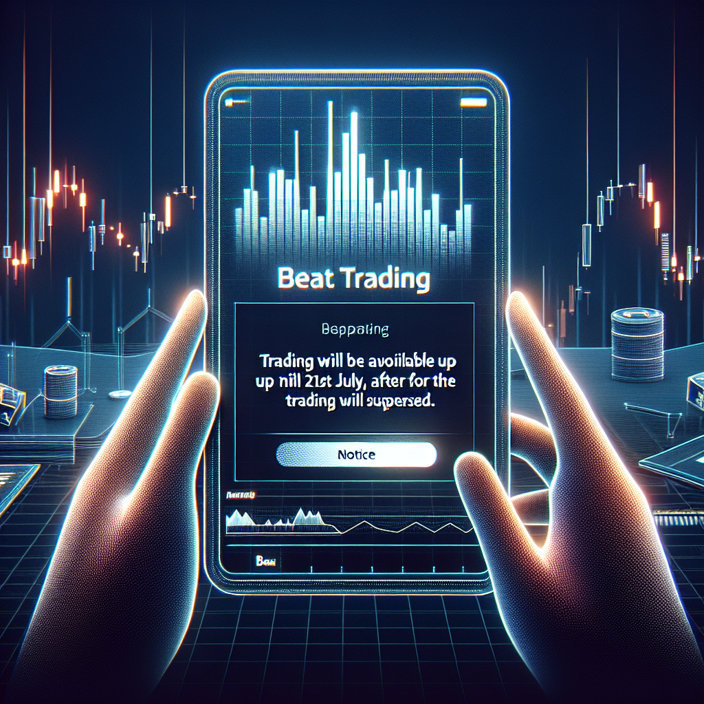 [UPDATE] BEAT Trading will remain available until 21 July, after which it will be suspended.