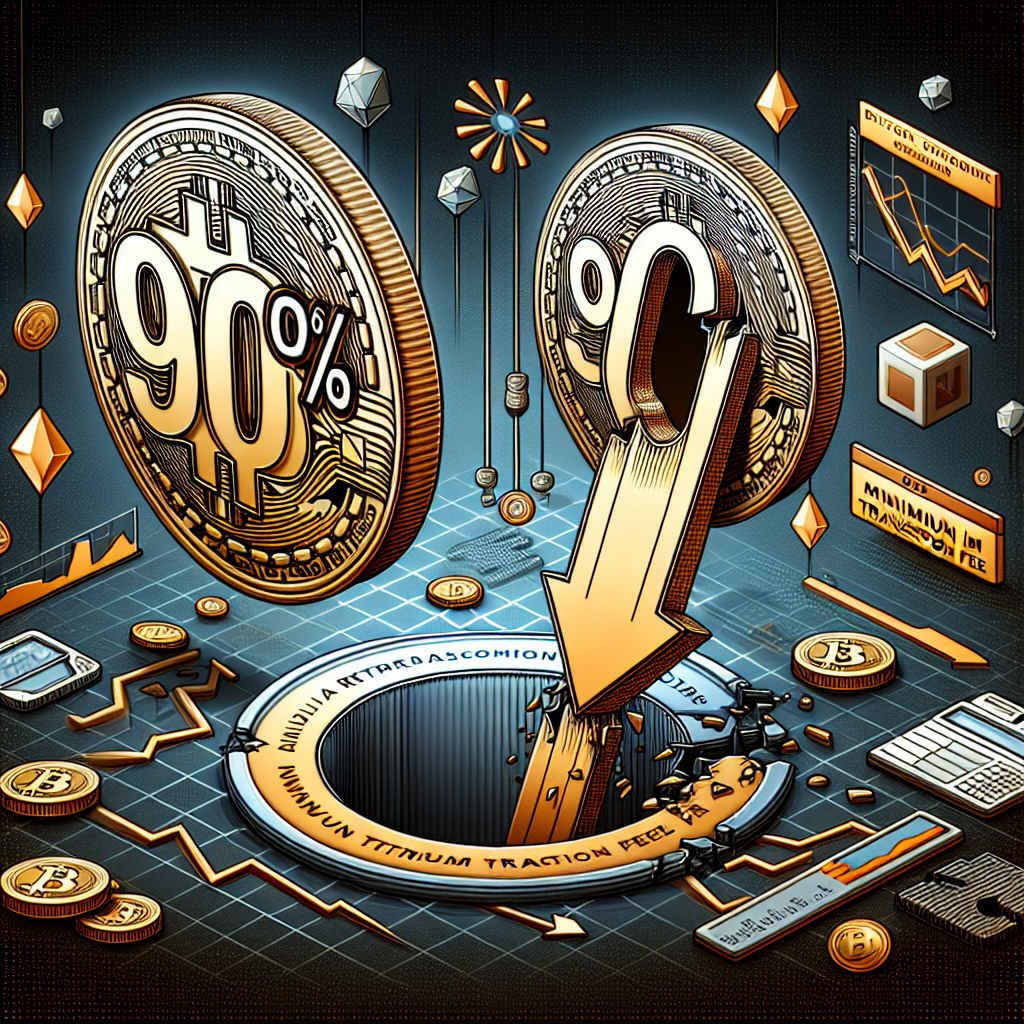 Bitcoin’s minimum transaction fee just got cut by 90%
