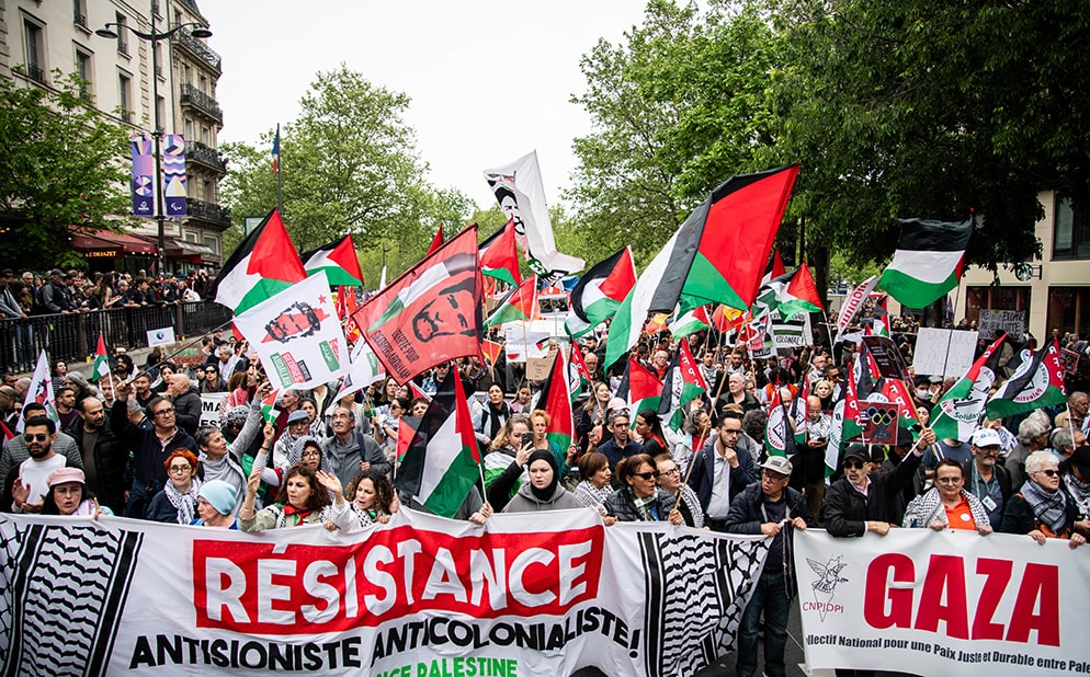 Manifestation pro-Palestinienne