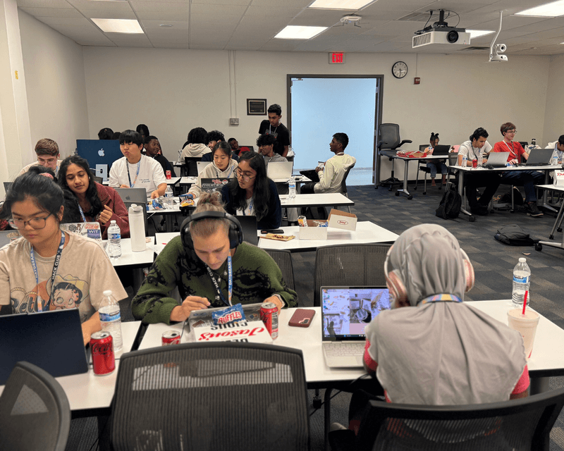WCT students working together in the lab