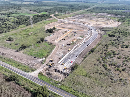 Aerial of Bollinger project