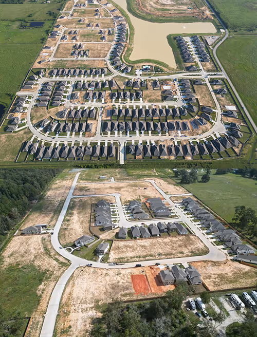 Aerial of Oakwood Estates & Stonebrooke