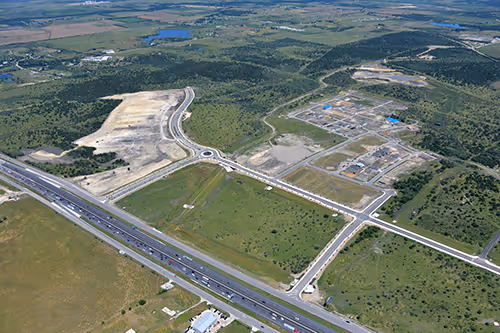 Aerial of Mayfair project