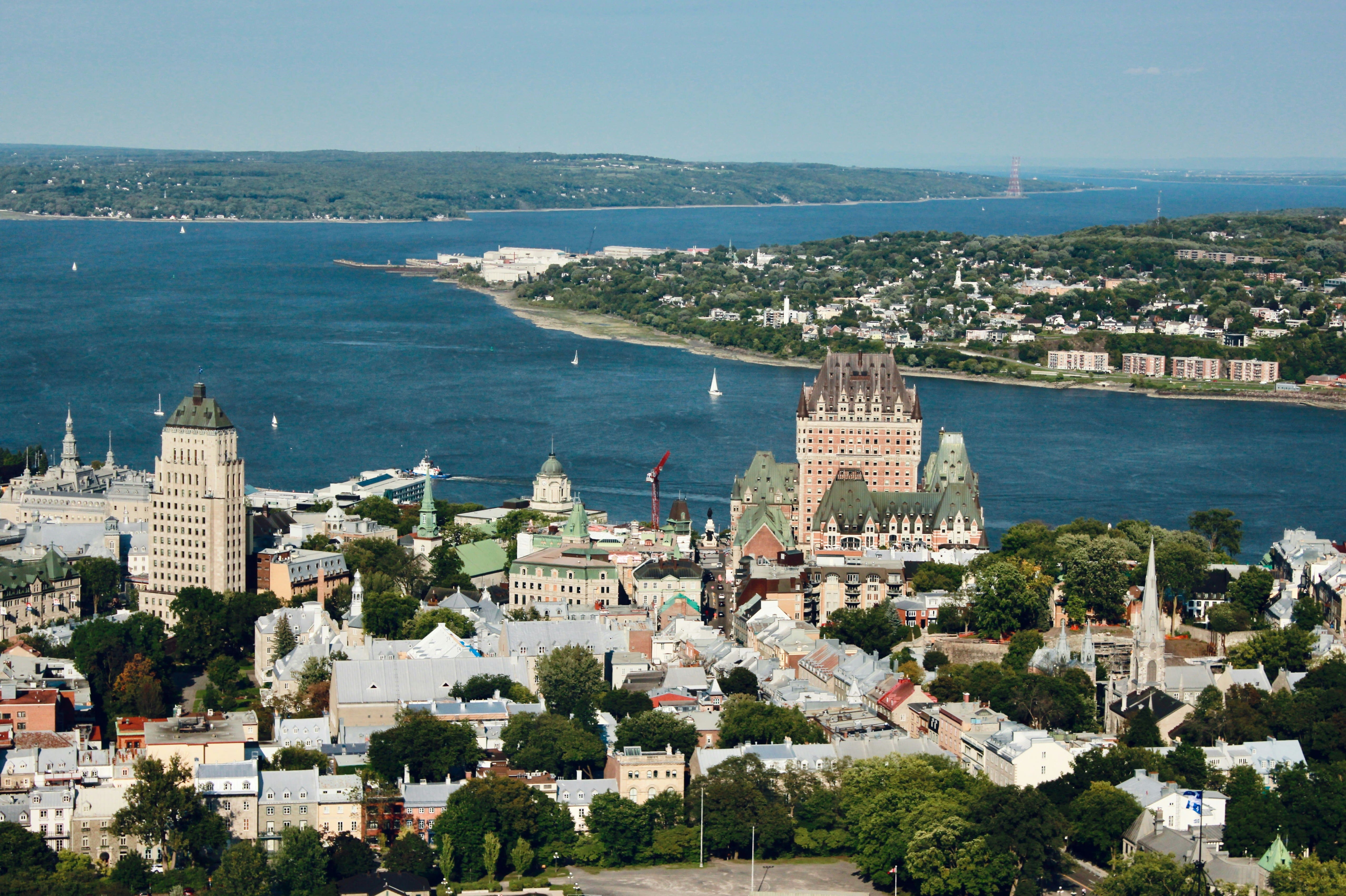 A Birdseye view of Quebec city
