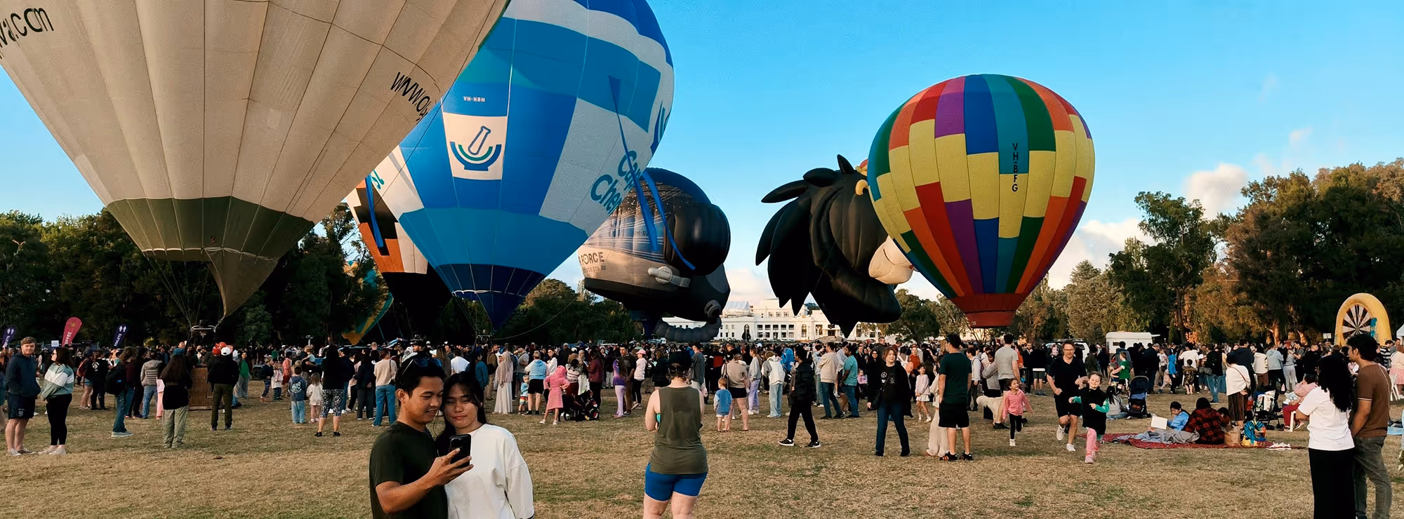 Hot air balloons