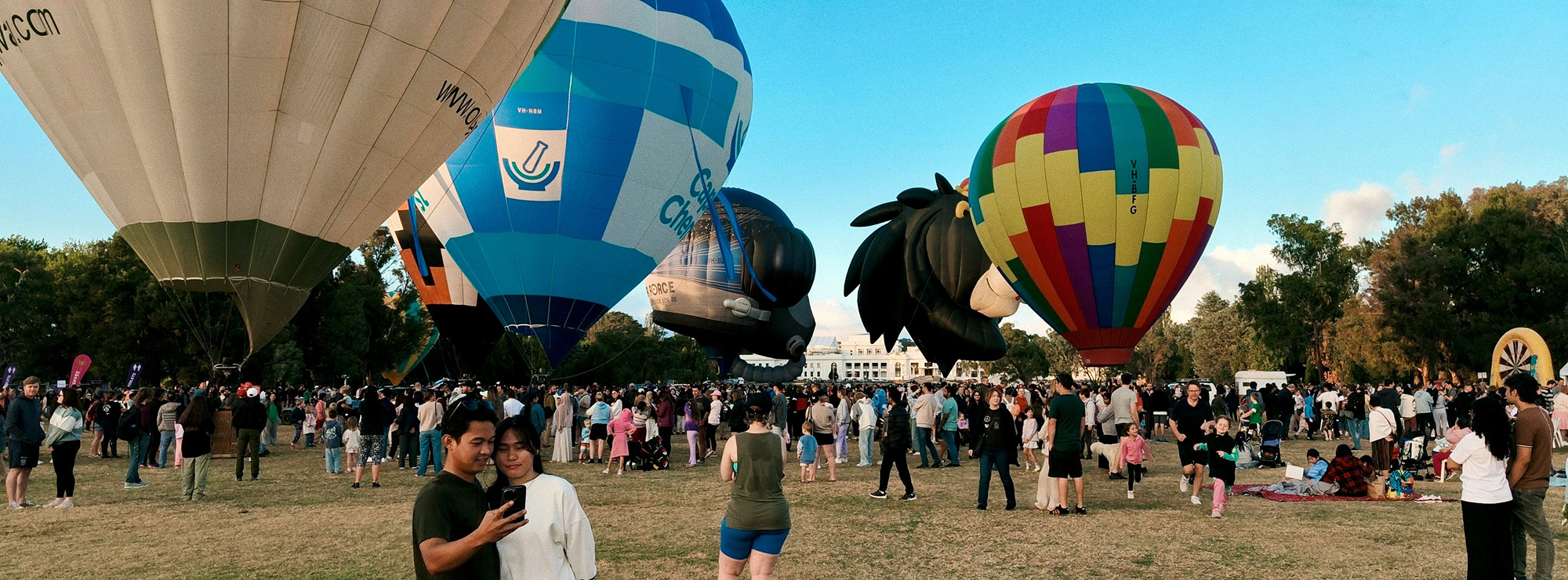 Hot air balloons