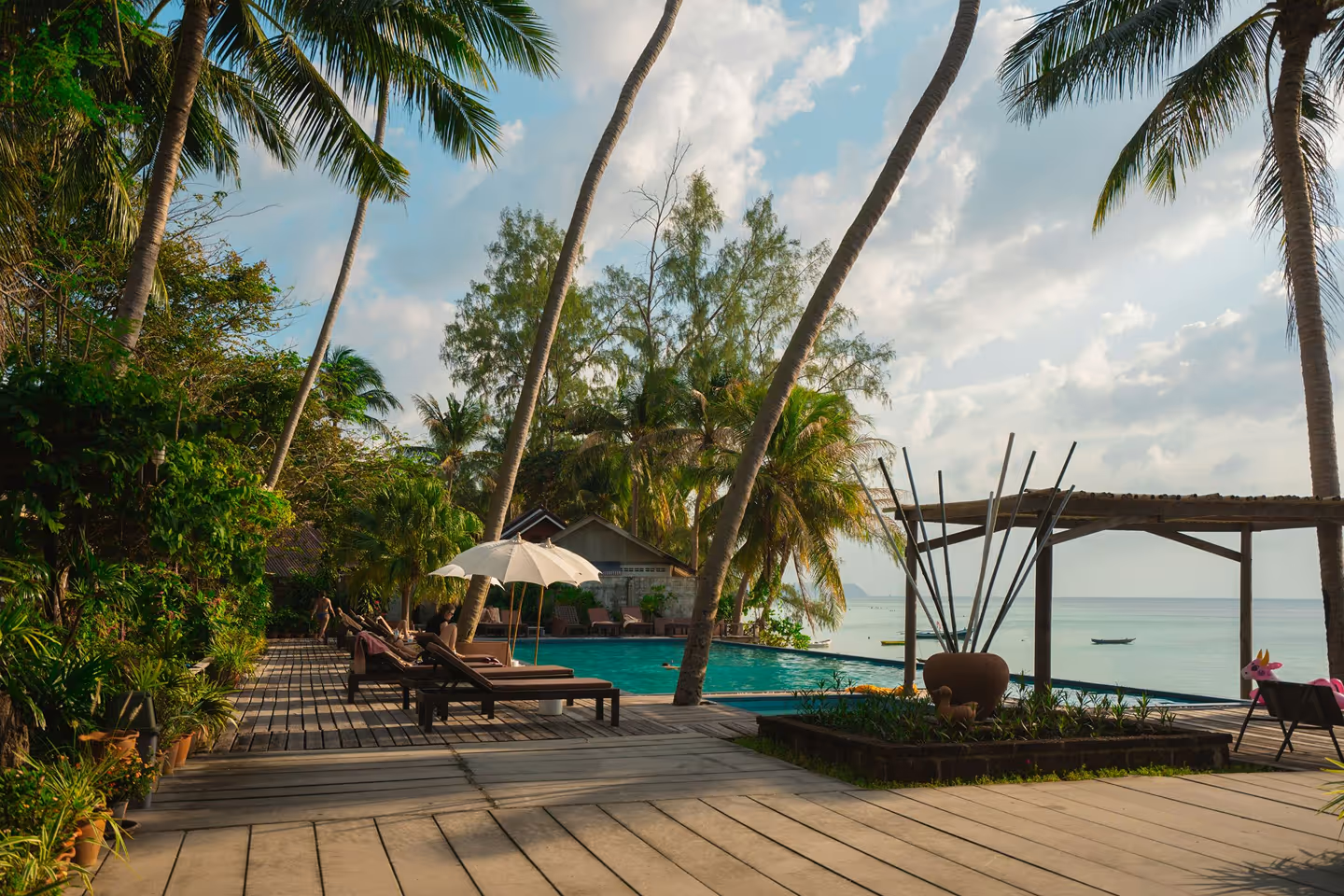 A relaxing oceanview