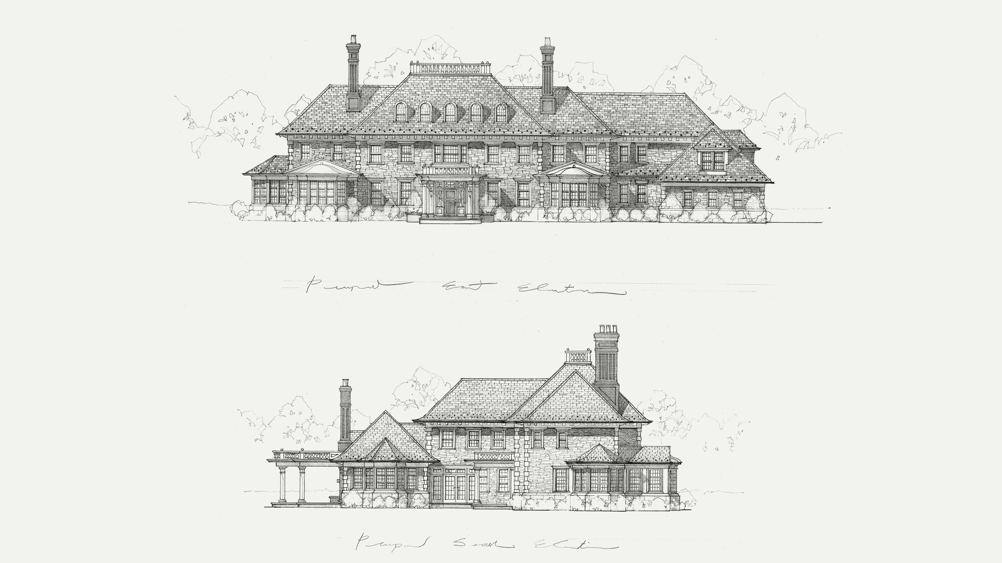 Hand Sketches Studio Concept Design Studies