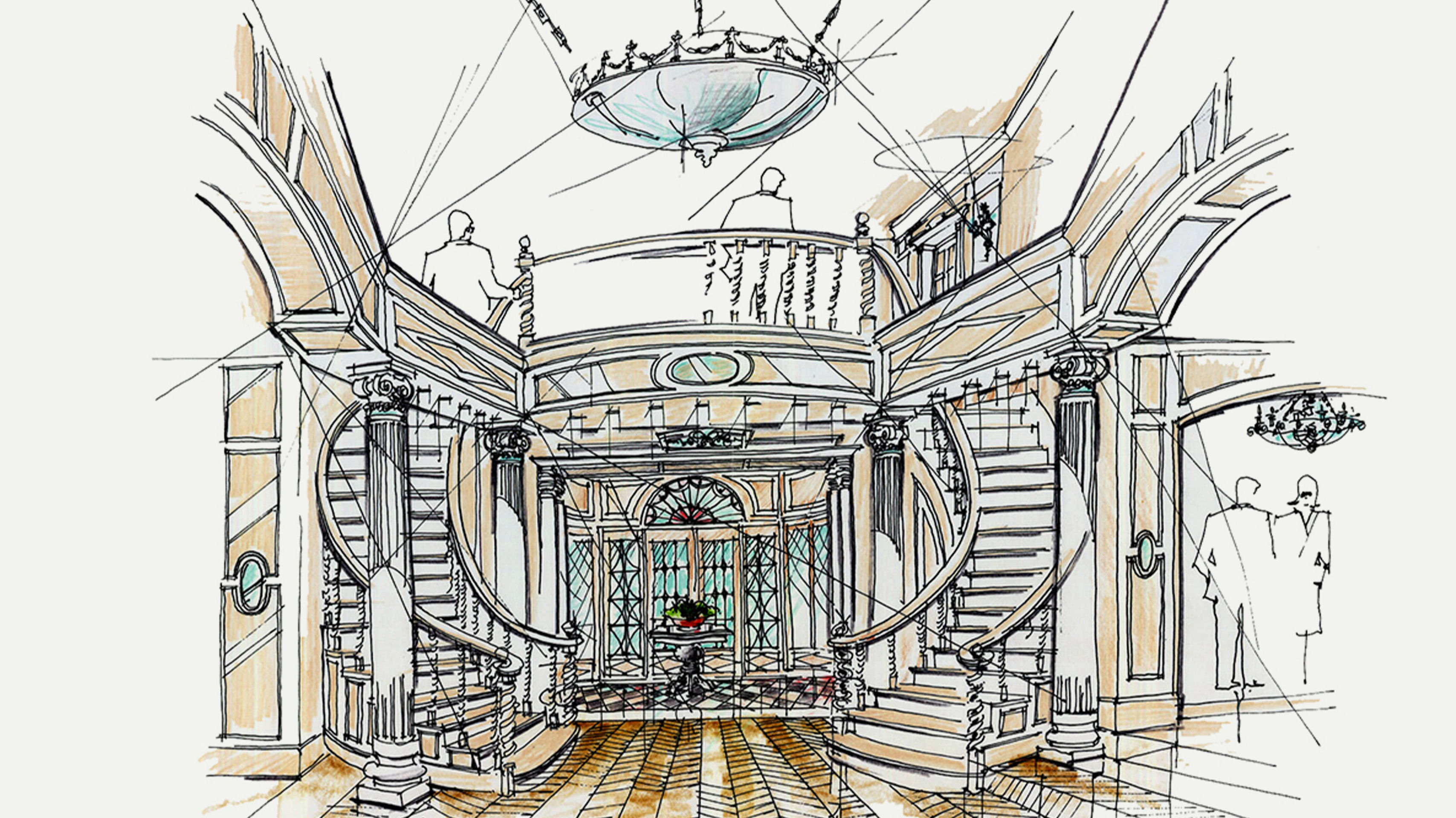 Hand Sketches Studio Concept Design Studies